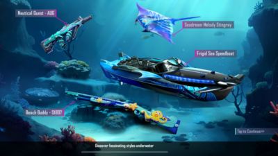 PUBG MOBILE Luncurkan Royale Pass Ace 8, Dapatkan Kostum Bertema Lautan dan Skin SLR Upgradable!