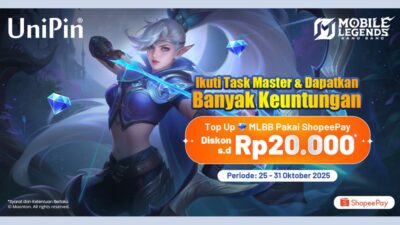 Top Up Diamond Kuning MLBB di UniPin via ShopeePay, Dapatkan Diskon Spesial!